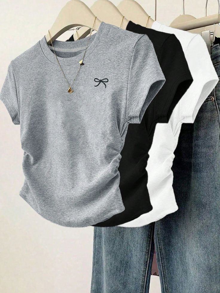 Pack of 3 High Quality cotton Basic top